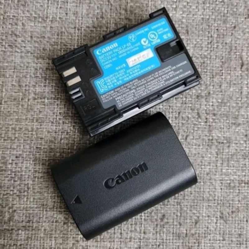 Jual Battery Canon LP E6 Original Baterai Kamera Canon Eos 5D 7D 70D