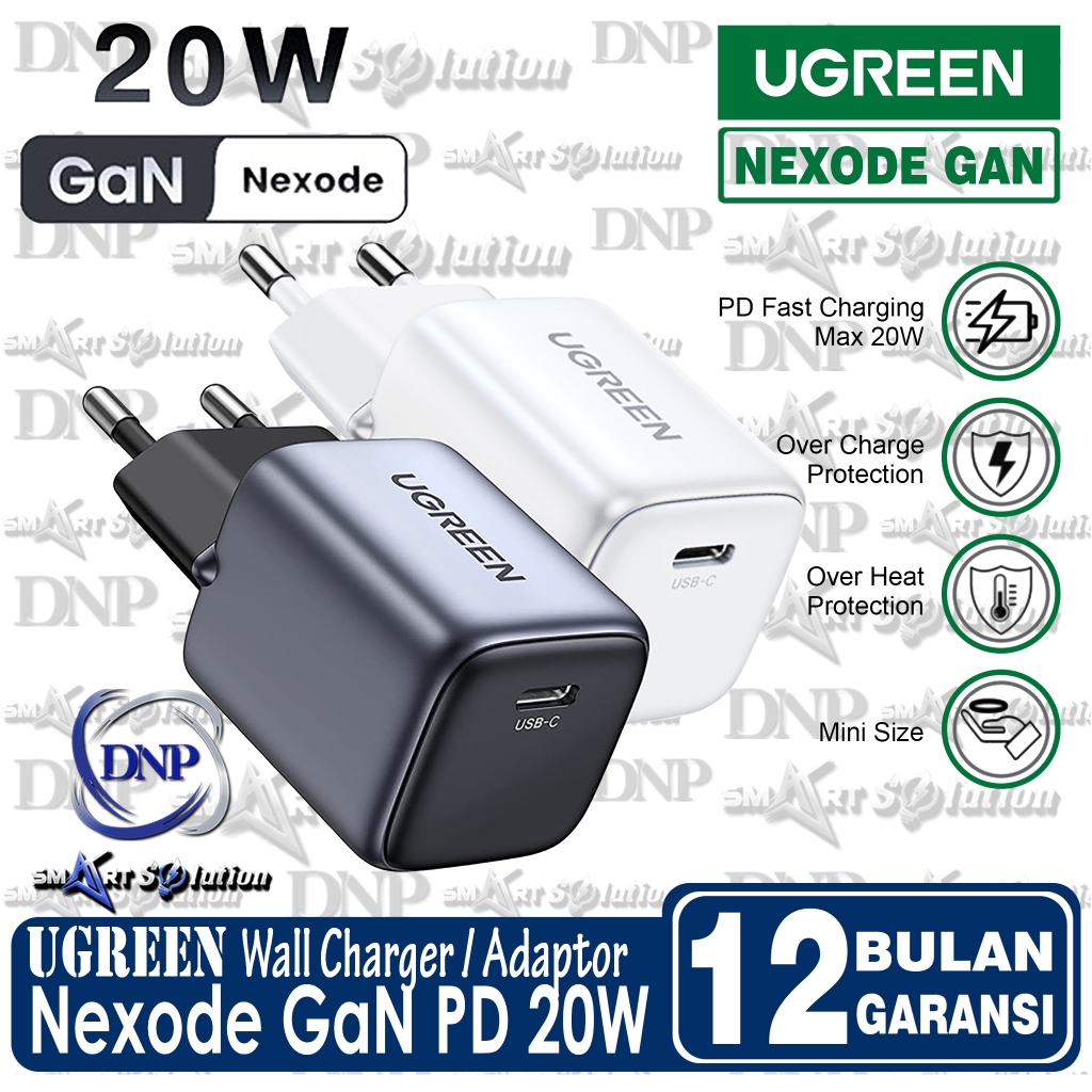 Jual Ugreen Kepala Charge Nexode Gan W Pps Pd Qc Fast Charging