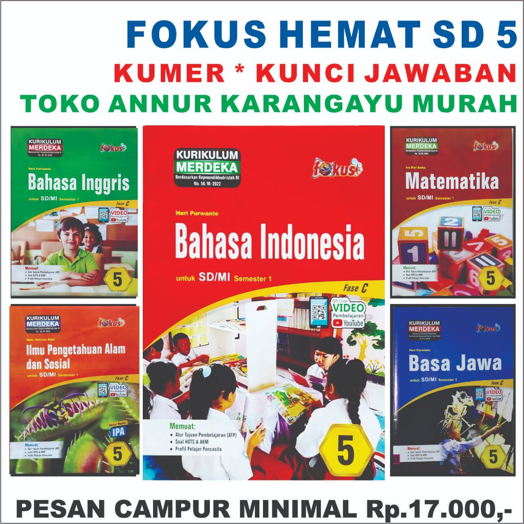 Jual Hejxipp Lks Fokus Hemat Sd Had Kunci Jawaban Fokus Kelas