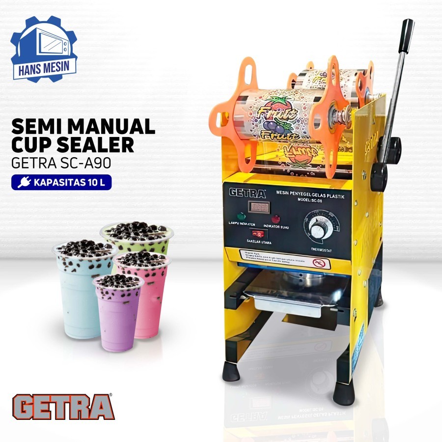 Jual Cup Sealer Getra Sc A Semi Maual Digita Counter Dan Plastik