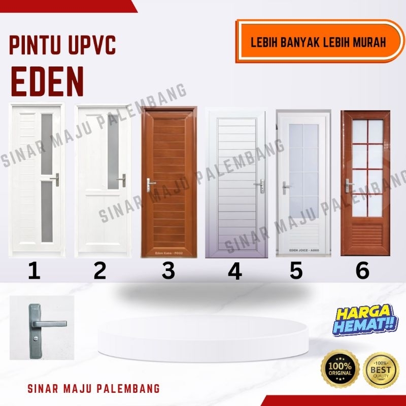 Jual Pintu Upvc Aluminium Eden Kamar Mandi Shopee Indonesia