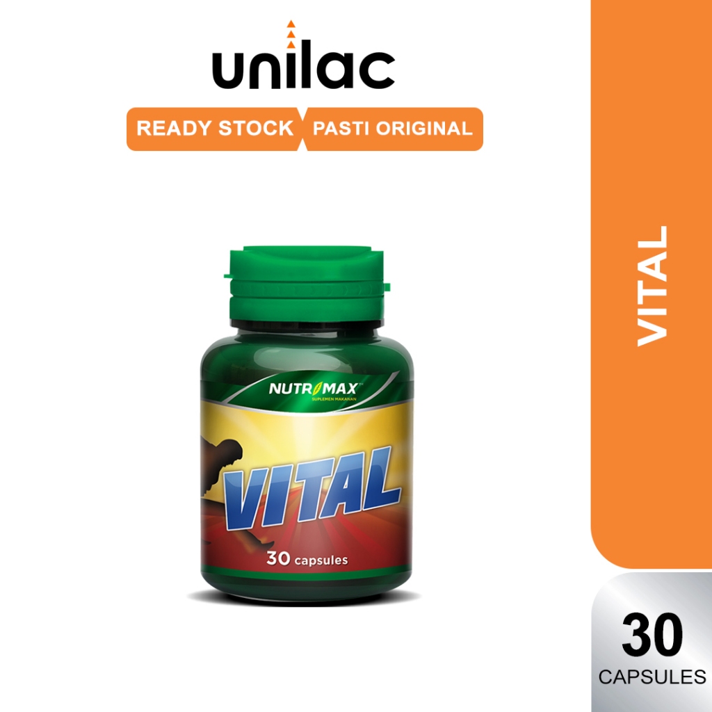 Jual 30 Kapsul Nutrimax Vital Multivitamin Daya Tahan Tubuh Anemia