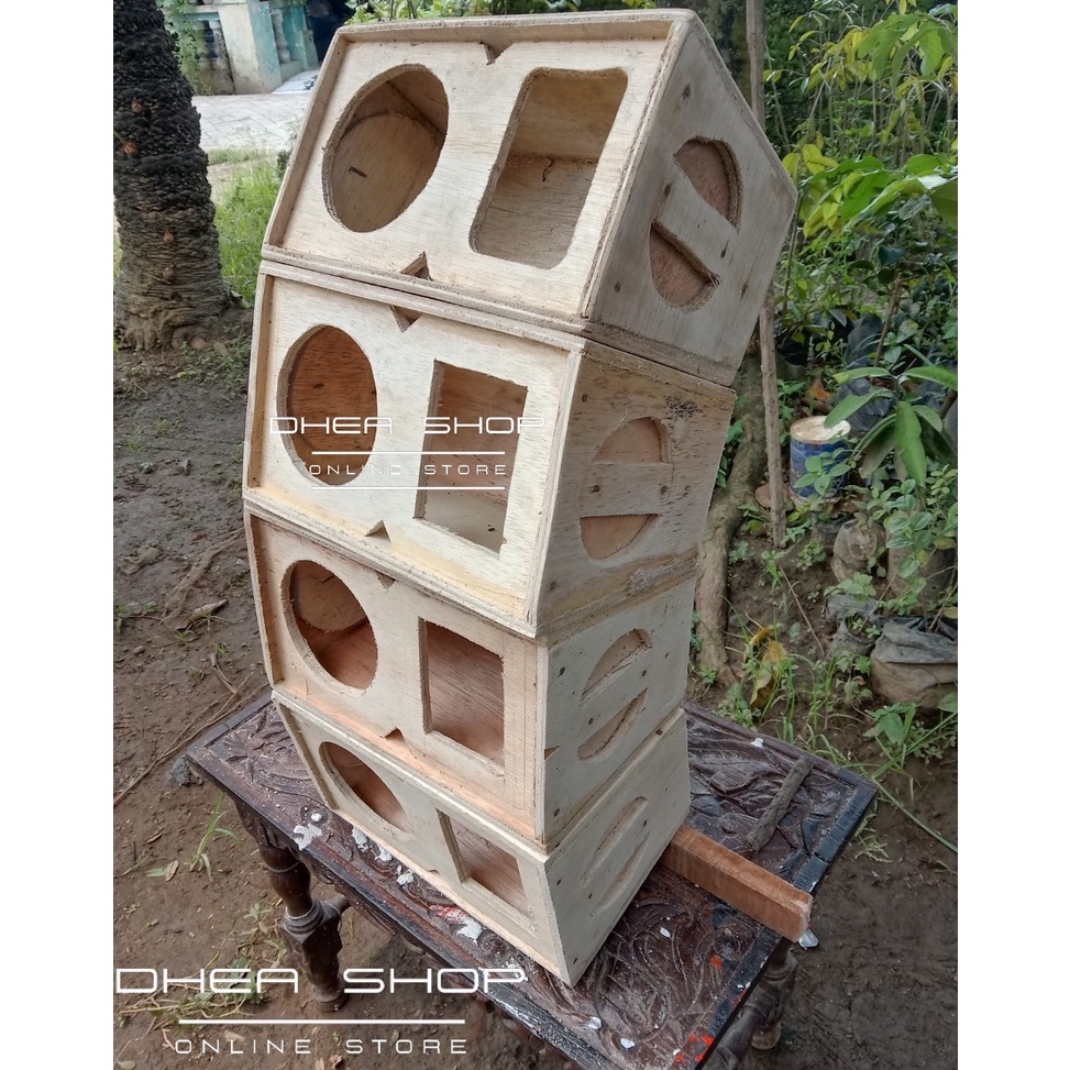 Jual KODE K96R Box Speaker Line Array 4 Inch Single Plus Tweeter Kotak