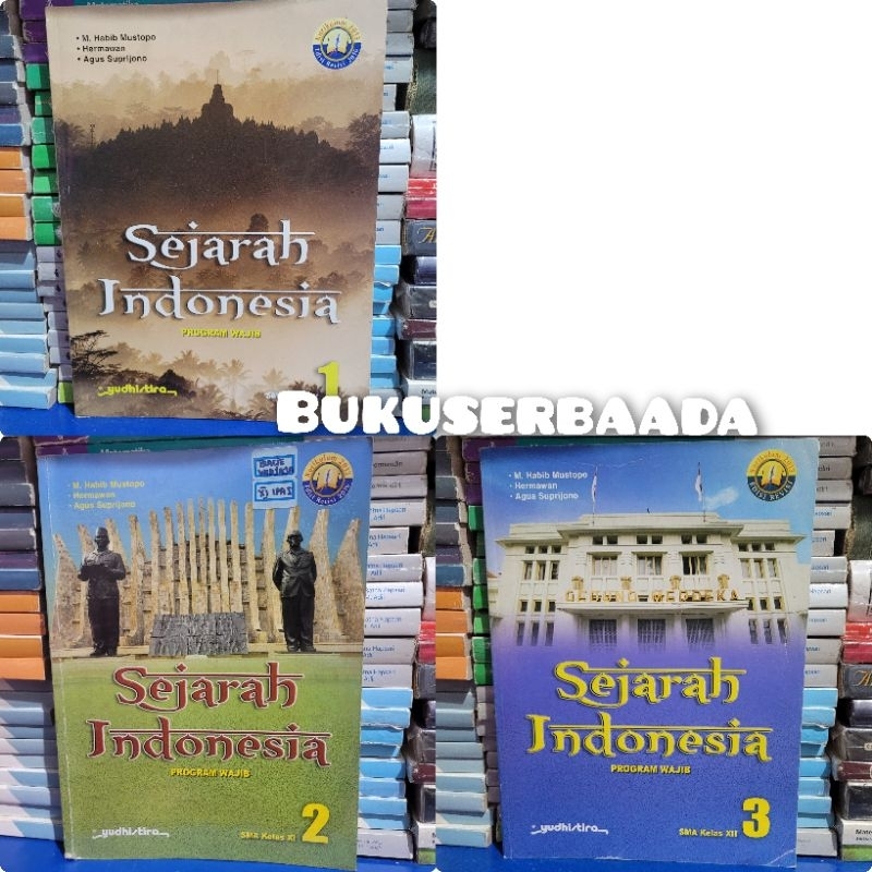 Jual BUKU BEKAS YUDISTIRA SEJARAH INDONESIA KELAS 1 2 3 SMA K13