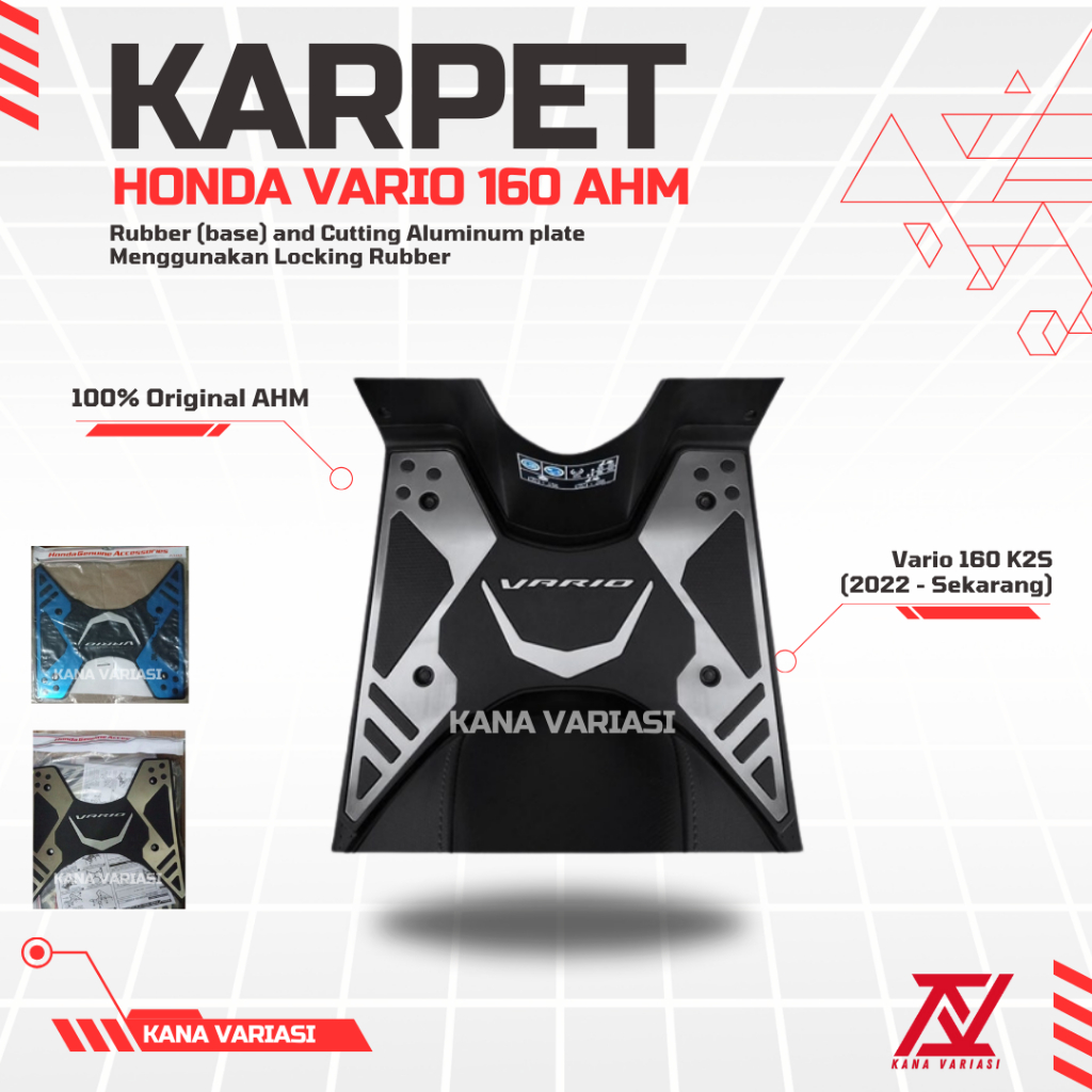 Jual Karpet Motor Honda Vario 160 2022 2023 2024 Original AHM Cod