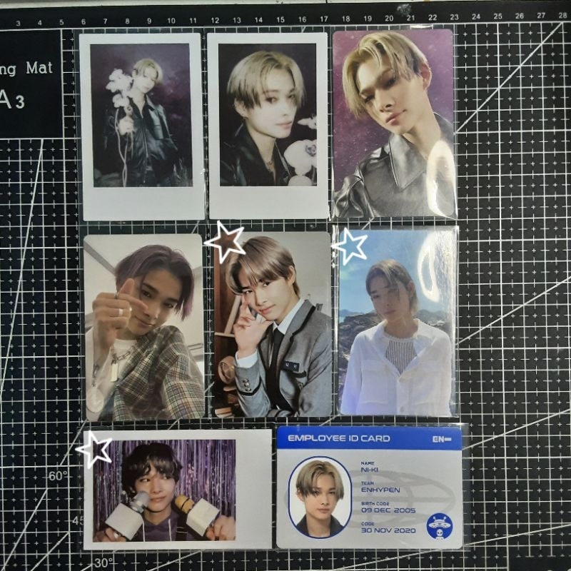 Jual Pc Photocard Enhypen Ni Ki Konsep Polaroid Ggu Ggu Package