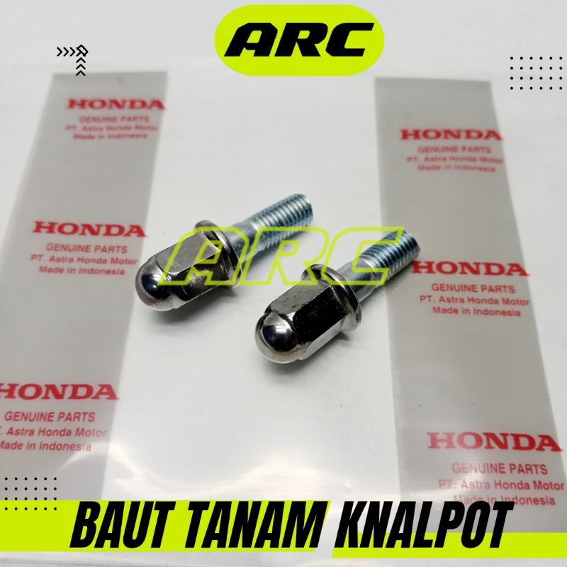 Jual Baut Tanam Plus Mur Knalpot Vario 125 Vario 150 Adv 150 PCX Genio