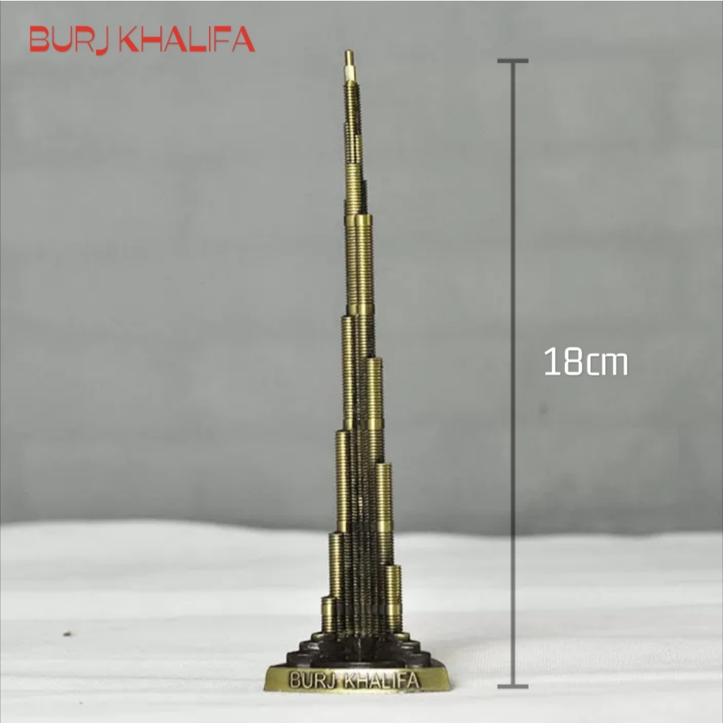 Jual Miniatur Menara Burj Khalifa Dubai Cm Shopee Indonesia