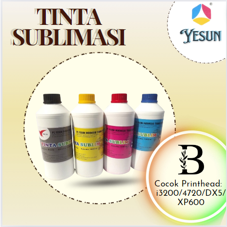 Jual Tinta Sublim Textile 1 Liter CYMK YESUN Tipe B Shopee