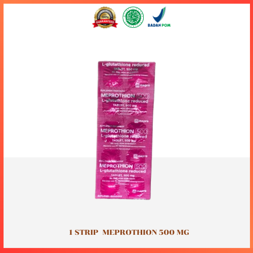 Jual Meprothion 500 Mg L Glutathione 1 Strip Shopee Indonesia