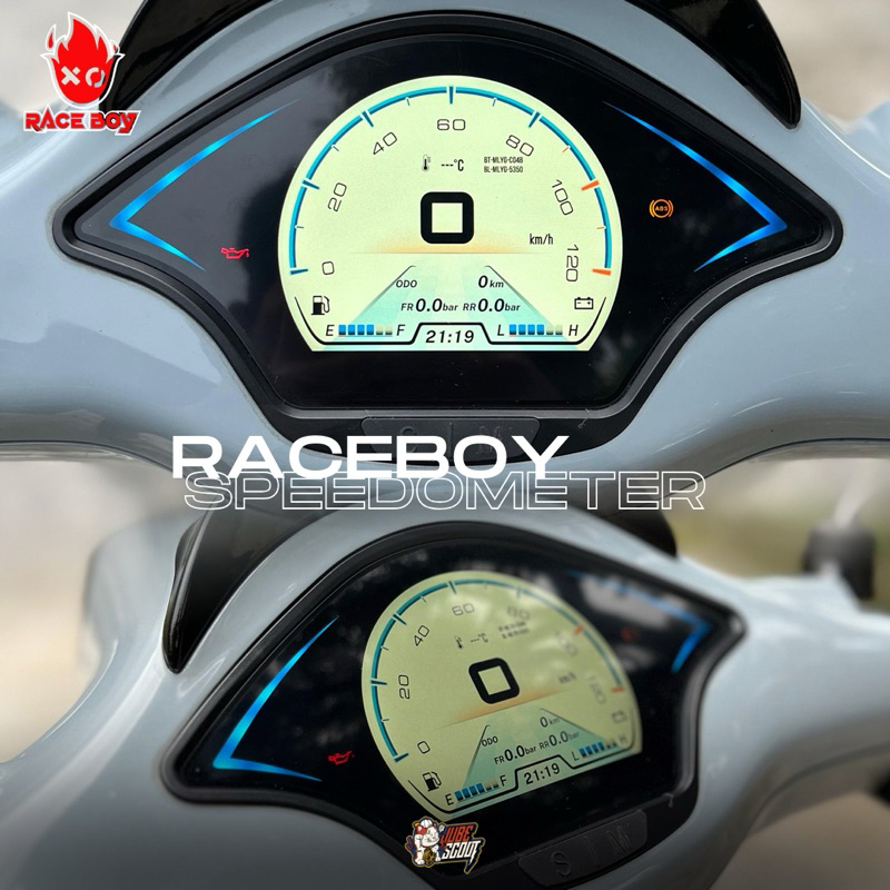 Jual Speedometer Full Digital Raceboy Vespa Sprint Primavera 3V IGET