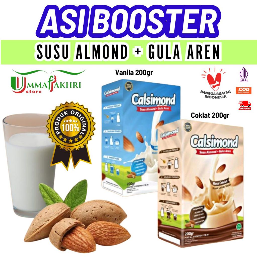 Jual Calsimond Gr Susu Almond Bubuk Pelancar Asi Booster Kacang