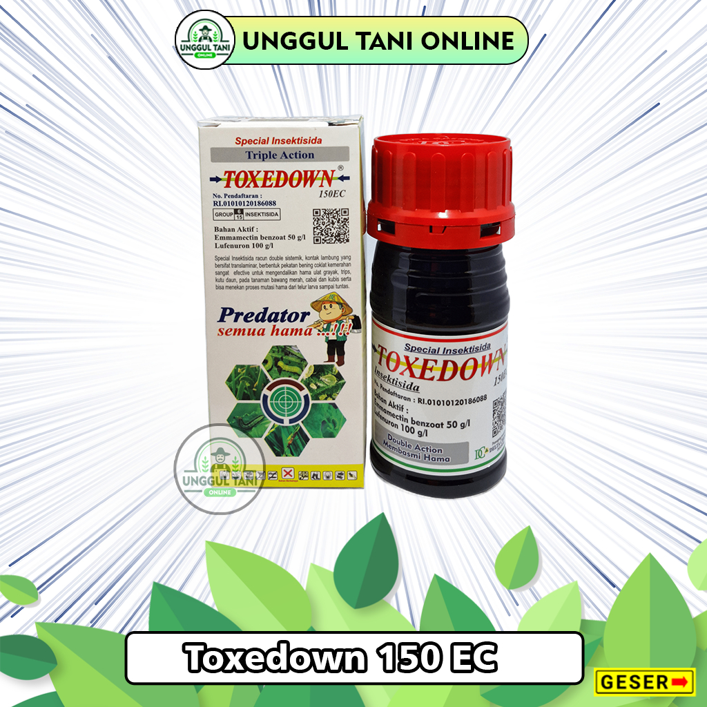 Jual Insektisida Toxedown Ec Ml Racun Ulat Obat Ulat Grayak