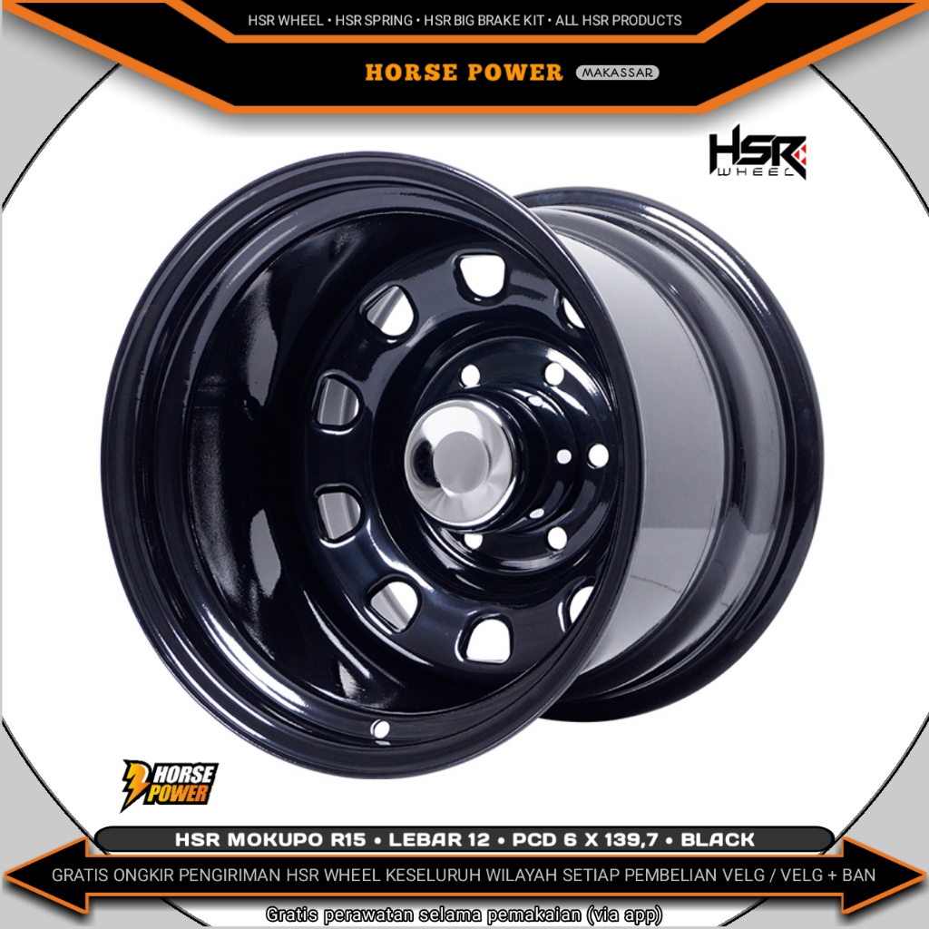 Jual Velg Besi R15 Mobil 6 Baut Roda Single Pcd 6 X 139 7 Hsr