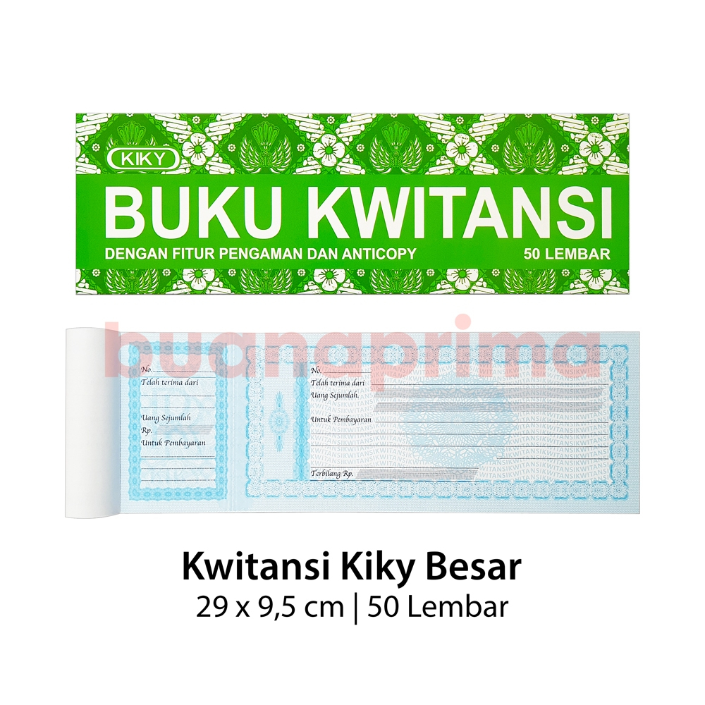 Jual Kwitansi Besar 50 Lembar Kiky Buku Kuitansi Besar Keuangan