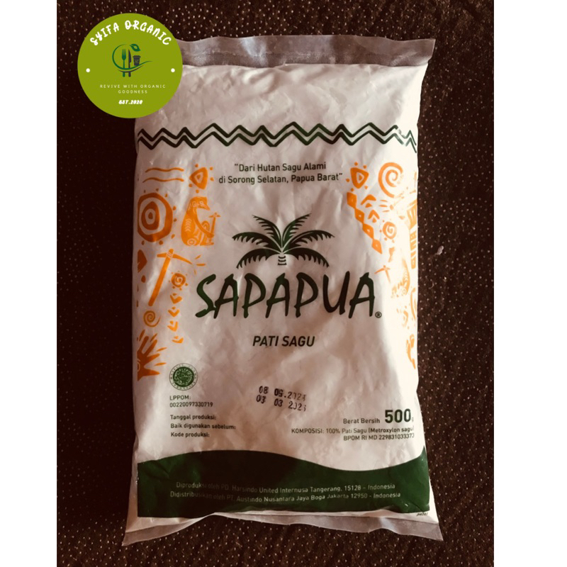 Jual Tepung Sagu Papua Sapapua Organik Gluten Free 500 Gram Shopee