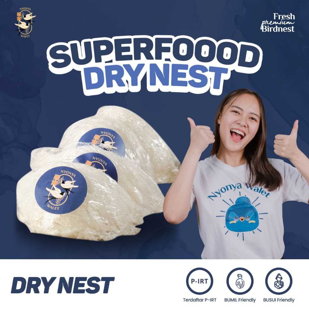 Jual Nyonya Walet Bird Nest Premium Kualitas Mangkok Sarang Walet