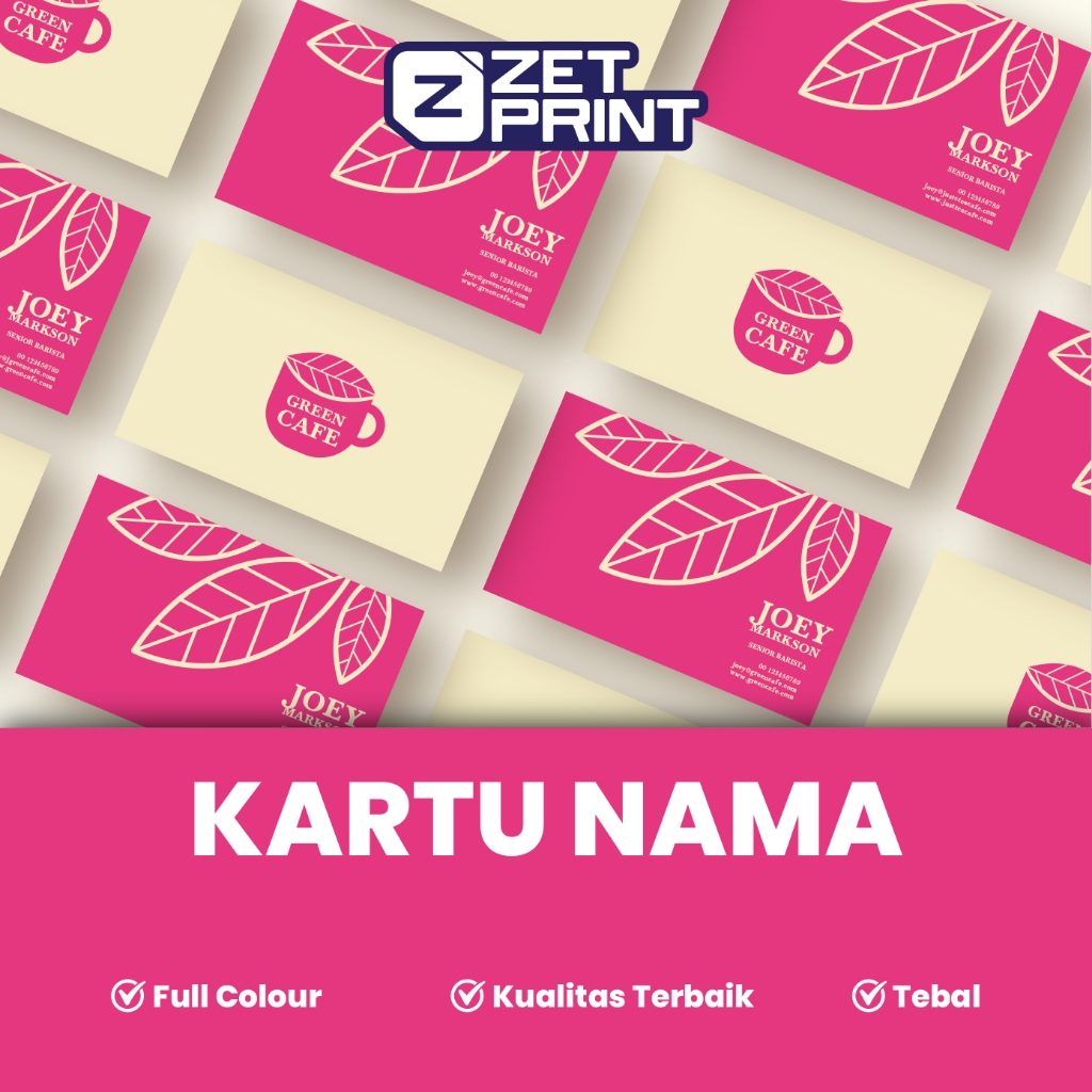 Jual Kartu Nama Bisnis Name Card Custom Kantor Perusahaan Murah Dan