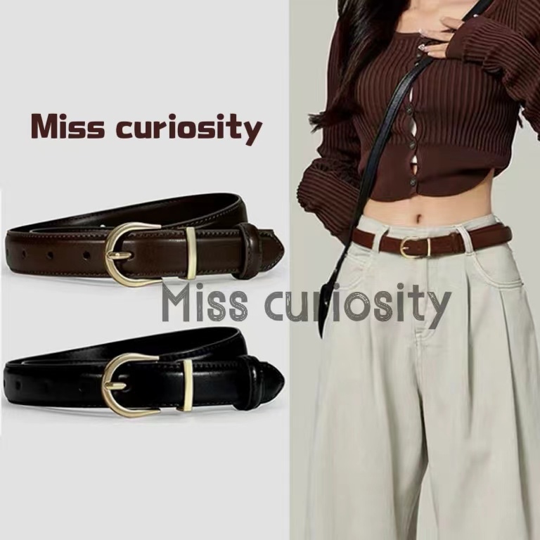 Jual Miss Curiosity Ikat Pinggang Wanita Belt Korea Simple Sabuk Import