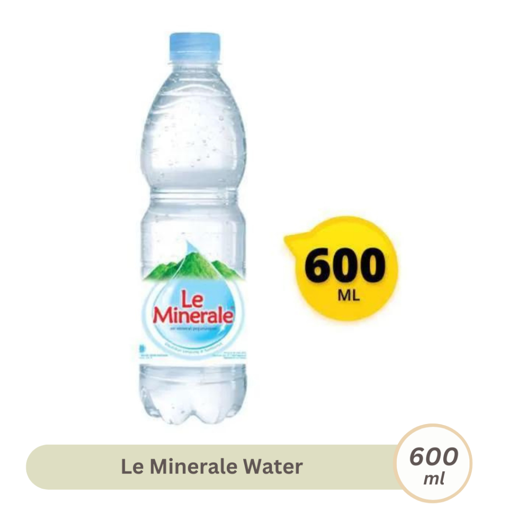 Jual Le Minerale 600ml Water Air Minum Mineral Pegunungan Dalam Kemasan