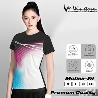 Jual Winstorm Baju Badminton Cewe Dewasa Kaos Bulutangkis Wanita Jersey