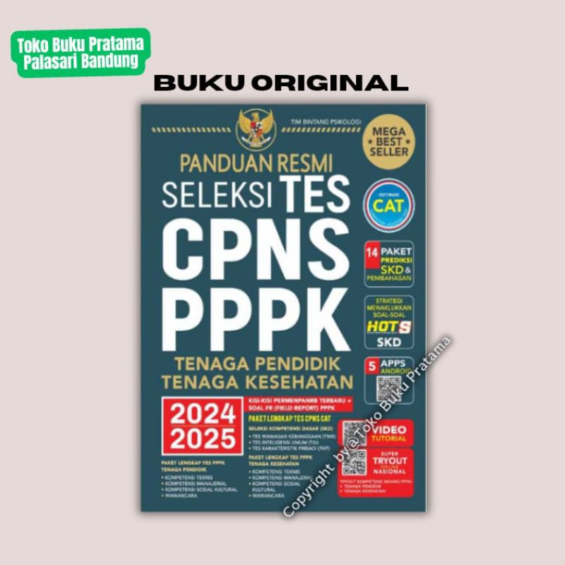 Jual Buku Panduan Resmi Tes Cpns Pppk Cat Ori Shopee