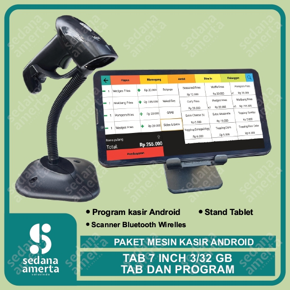 Jual Paket Mesin Kasir Android Pos Tablet Tab Inch Gb Tab