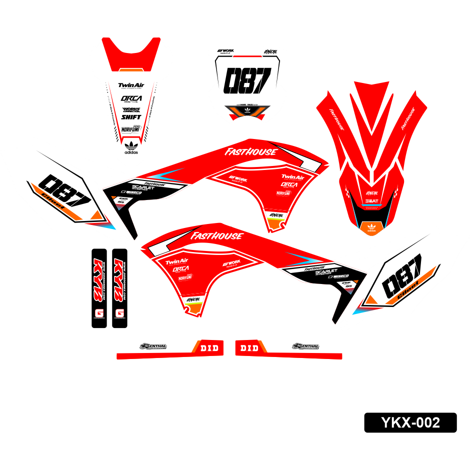 Jual Decal Stiker KX 20 450 CRF 150 WR155 Gordon D Tracker KLX BF