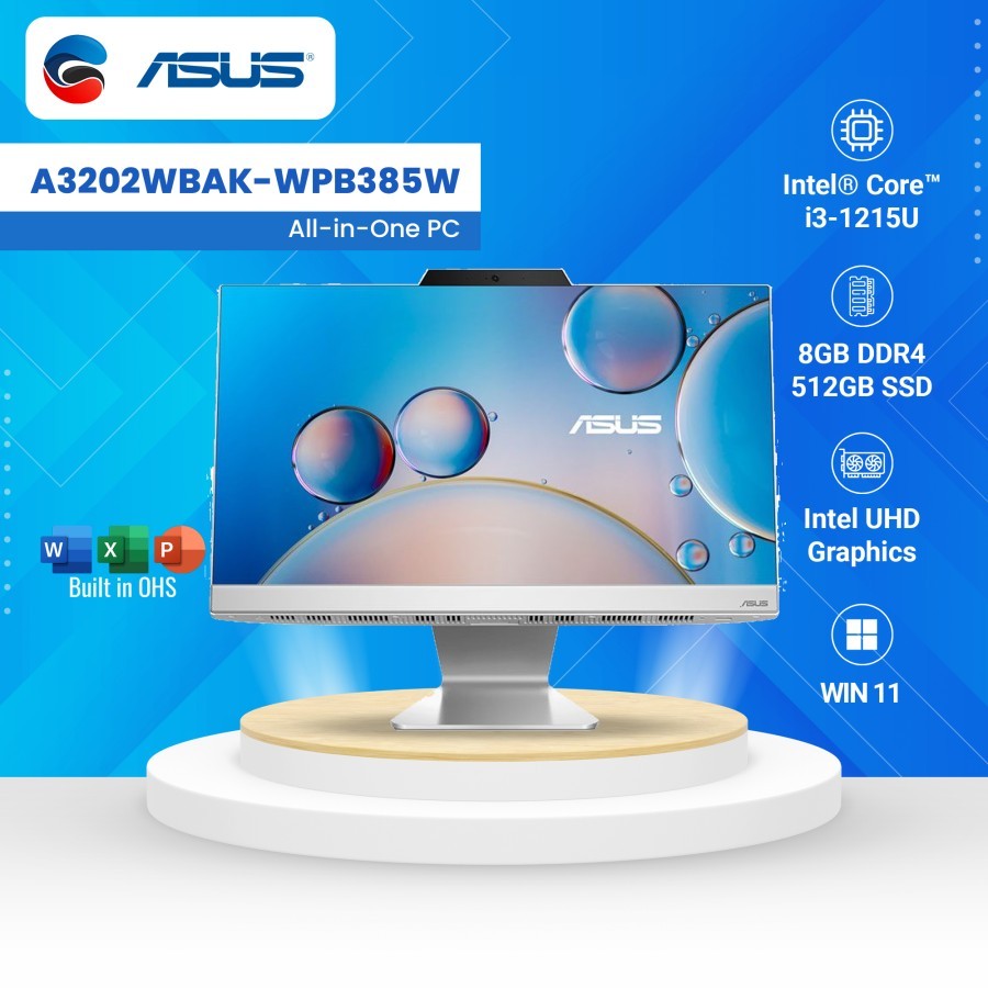 Jual Asus Pc Aio A Wbak Wpb W Intel Core I U Gb Gb Ssd