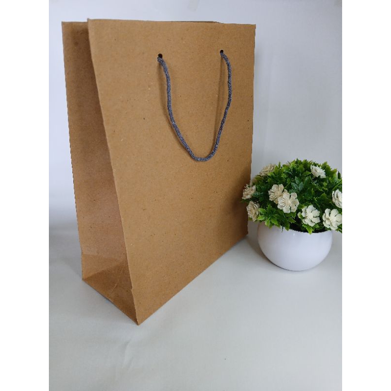 Jual Paper Bag Polos Coklat Bahan Craft X X Cm Paperbag Wafer Tas