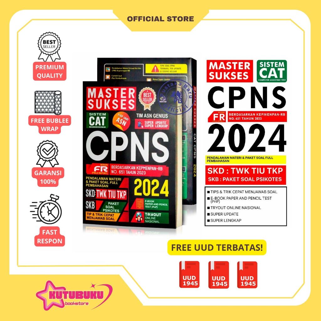 Jual Buku Cpns Dan Pppk Master Sukses Cpns Sistem Cat