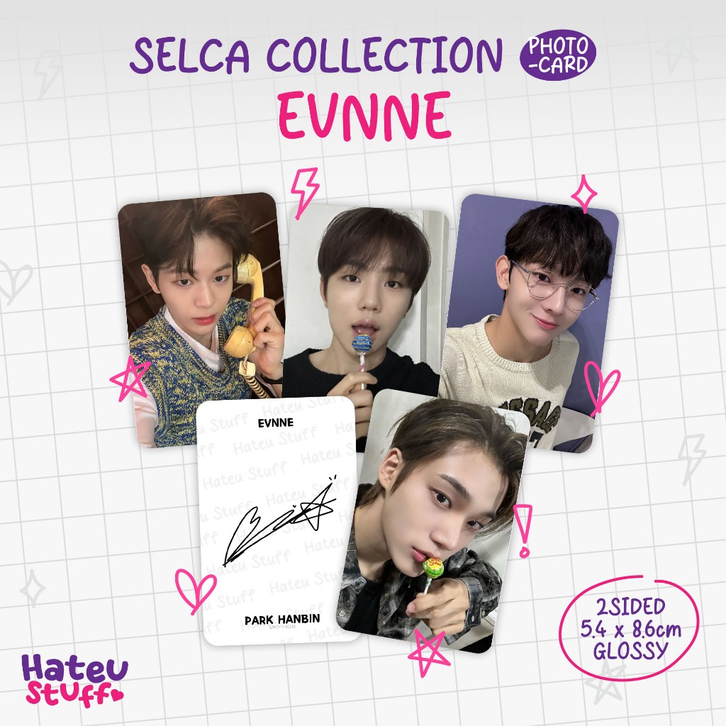 Jual Evnne Unofficial Photocard Selca Collection Silence Of Idol White