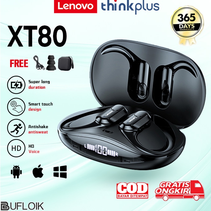 Jual Bufloik Lenovo Thinkplus Xt Tws Headset Bluetooth Sport