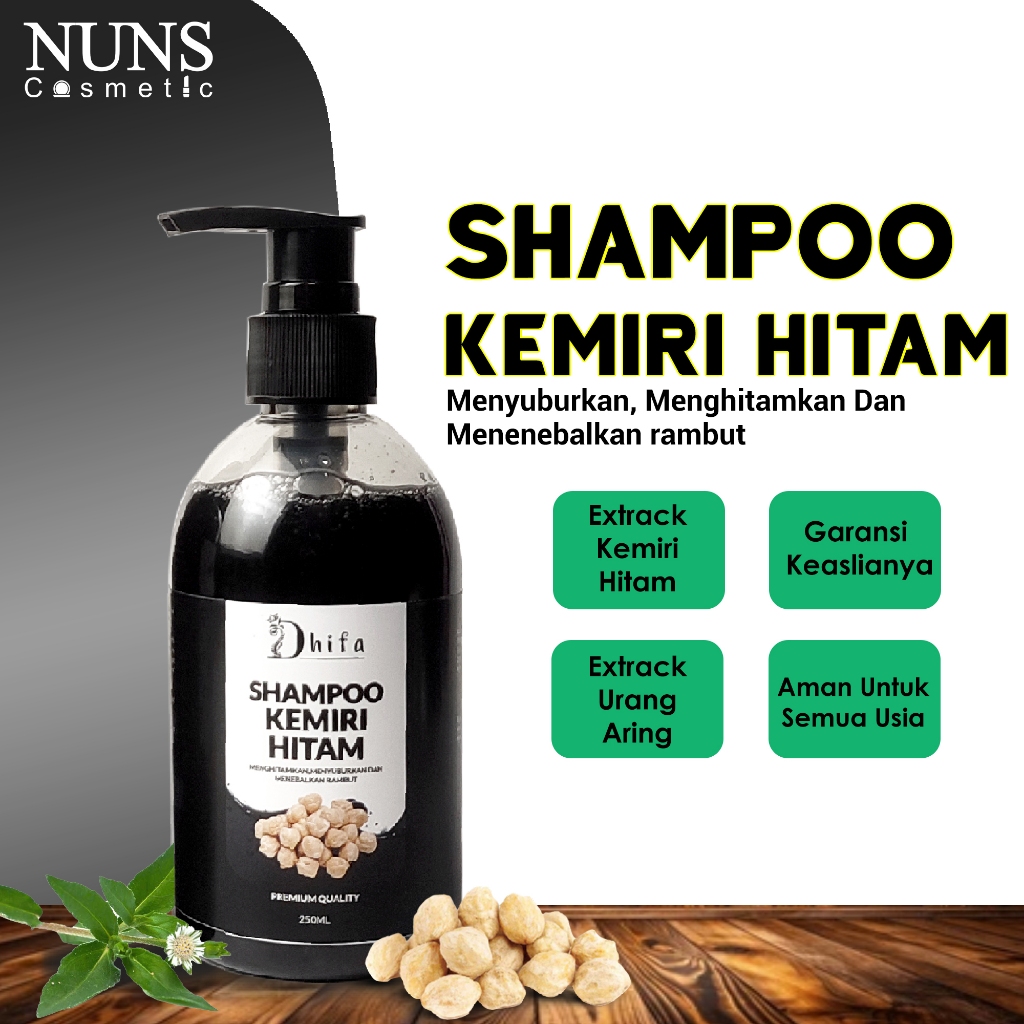 Jual Shampo Kemiri Hitam By Dhifa Sampo Penumbuh Penghitam Rambut