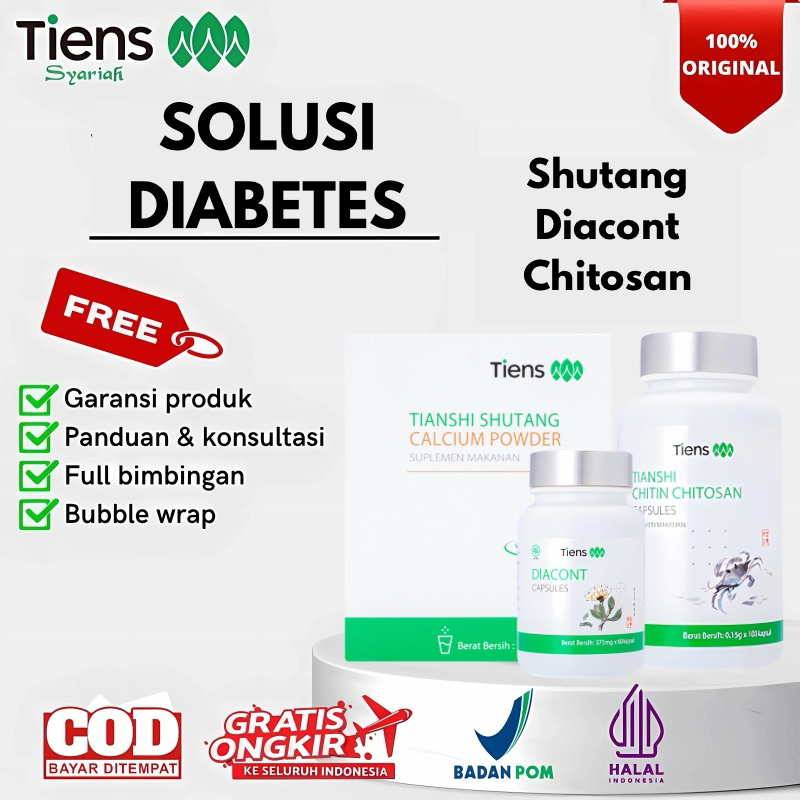 Jual Tiens Diacont Kapsul Untuk Diabetes Melitus Obat Fitofarmaka