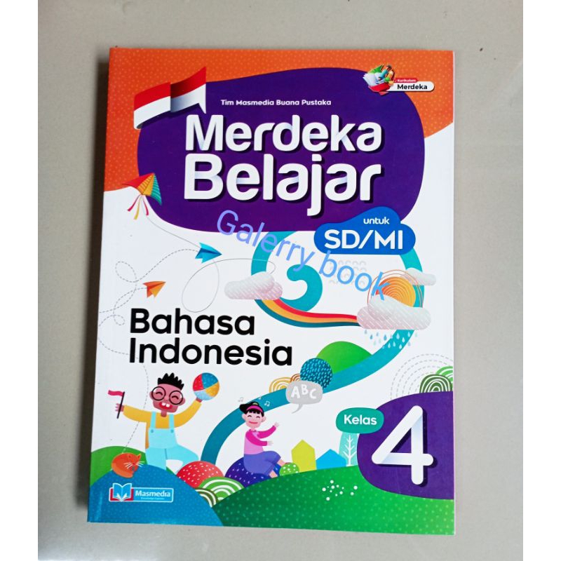 Jual BUKU MERDEKA BELAJAR SD MI KELAS 4 PENERBIT MASMEDIA KURIKULUM