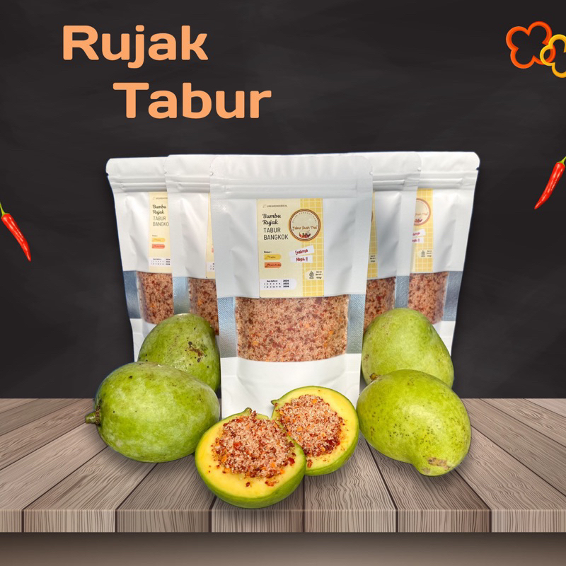 Jual Bumbu Rujak Bangkok Real Tabur Bubuk Thailand Bisa Rujak Kristal