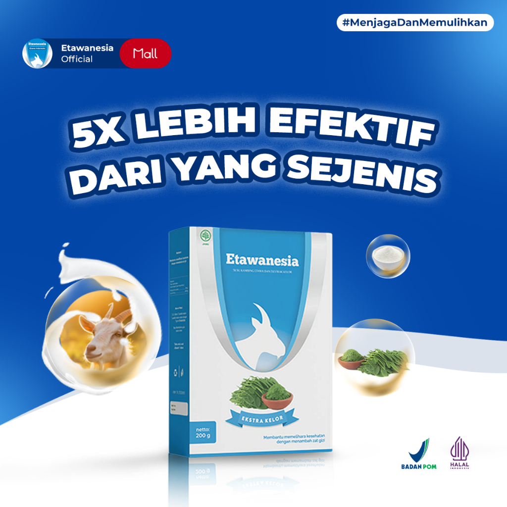 Jual Susu Etawa Biru Etawanesia Ekstrak Moringa Folium Sesak Nafas Asma