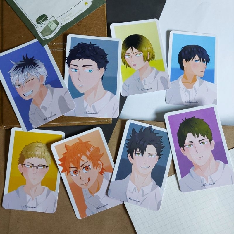 Jual Ready Stock Haikyuu Photocard Anime Haikyuu Fanmerch By