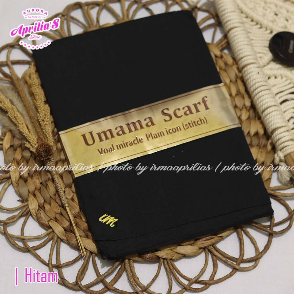 Jual Jilbab Umama Voal Miracle Plain Laser Cut Hijab Segi Empat Umama