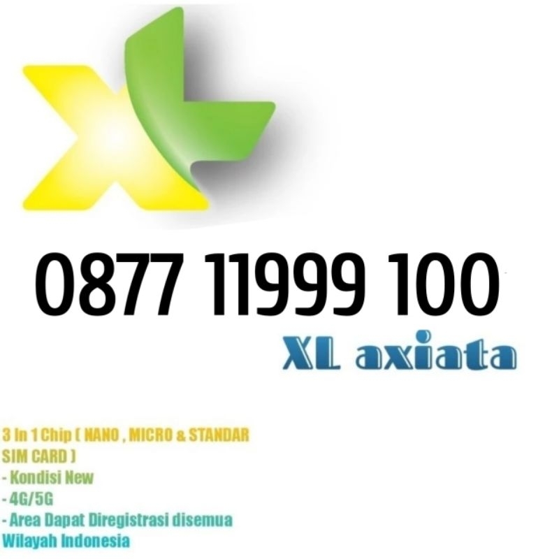 Jual Kartu Perdana Nomor Cantik Xl Axiata Seri Exp Rapih