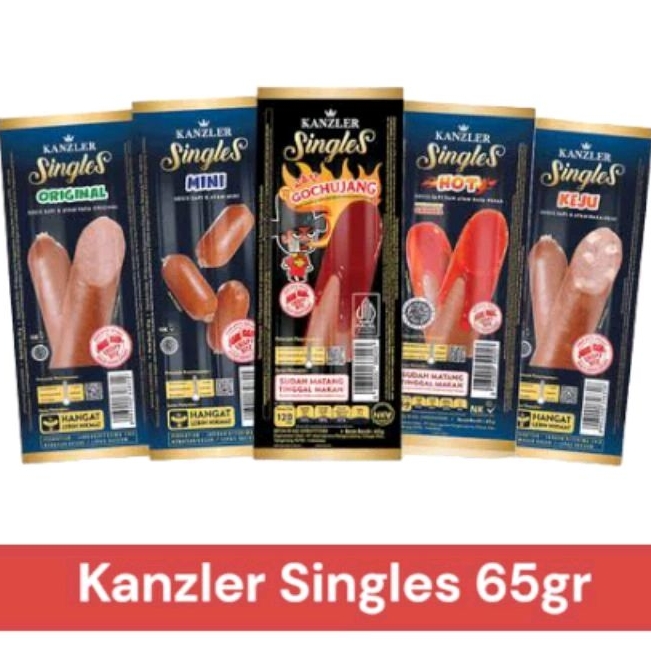 Jual Kanzler Sosis Single 65gr Original Hot Gochujang Keju Mini