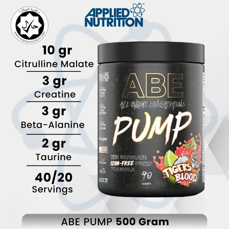 Jual Applied Nutrition Abe Pump Zero Stimulant Pre Workout Preworkout