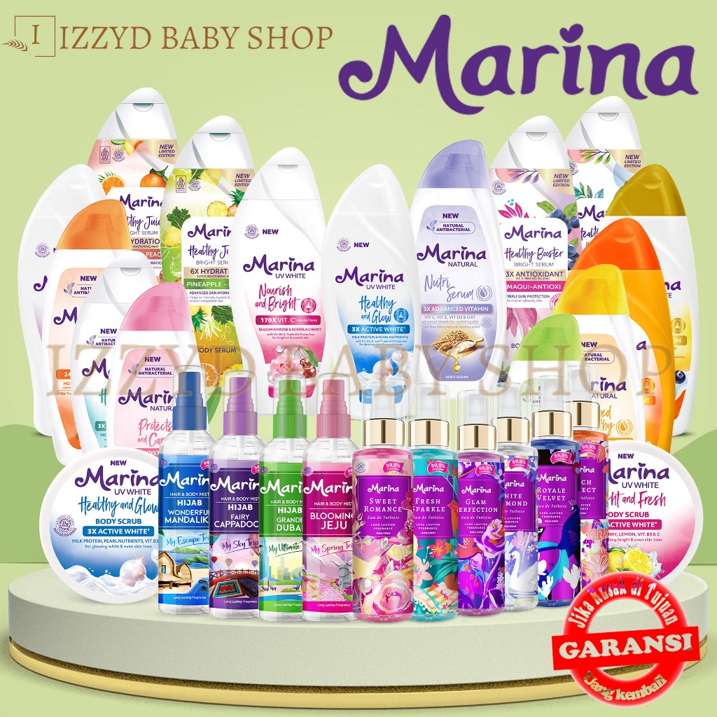 Jual Marina Body Lotion Cologne Body Mist Hair Mist Parfum Sunblock