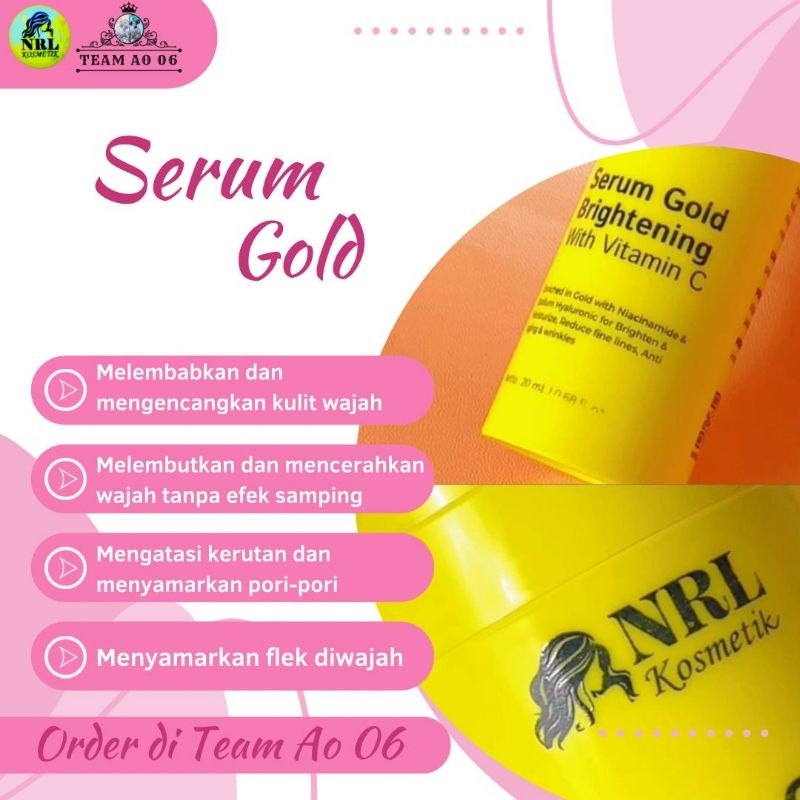 Jual Brightening Gold Serum NRL Serum Gold NRL NRL ORIGINAL