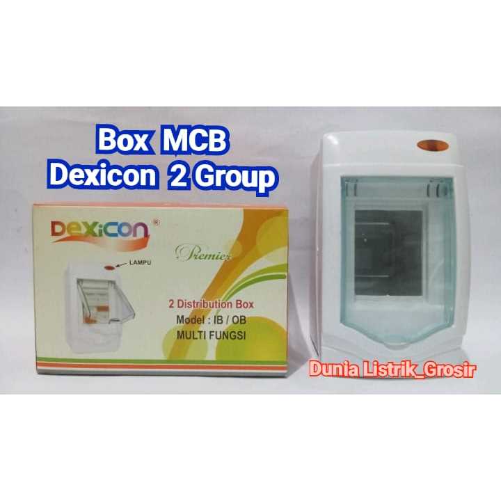 Jual Box MCB IB OB 1 2 Grup Lampu Indikator DEXICON Kotak MCB