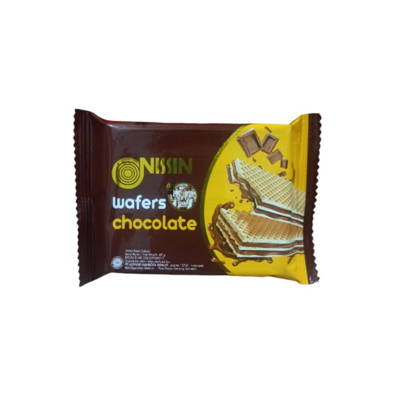 Jual Nissin Wafers Rasa Chocolate 42gr 1pcs Shopee Indonesia