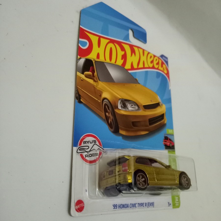 Jual Hot Wheels Super Treasure Hunt Honda Civic Type R EK Gold THS