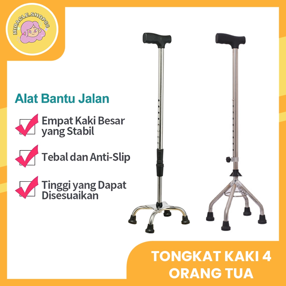 Jual Ms Tongkat Kaki Alat Bantu Jalan Orang Tua High Quality