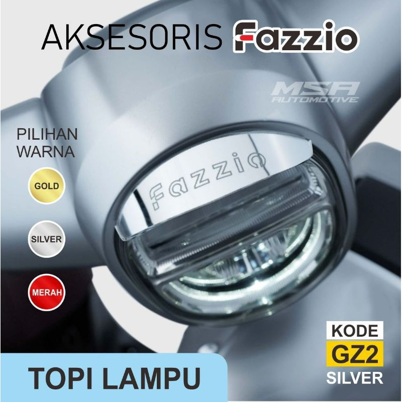 Jual GZ 2 Topi Lampu Yamaha Fazzio Kanopi Lampu Yamaha Fazzio